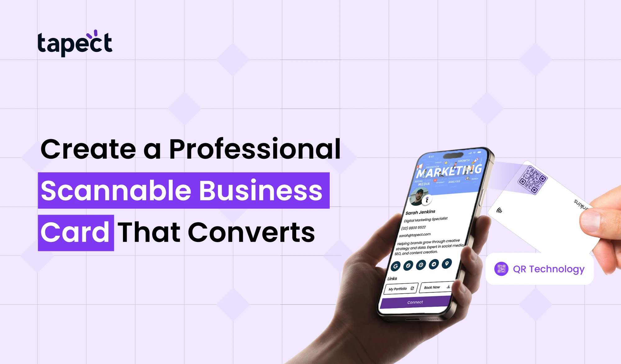 Scannable Business Card