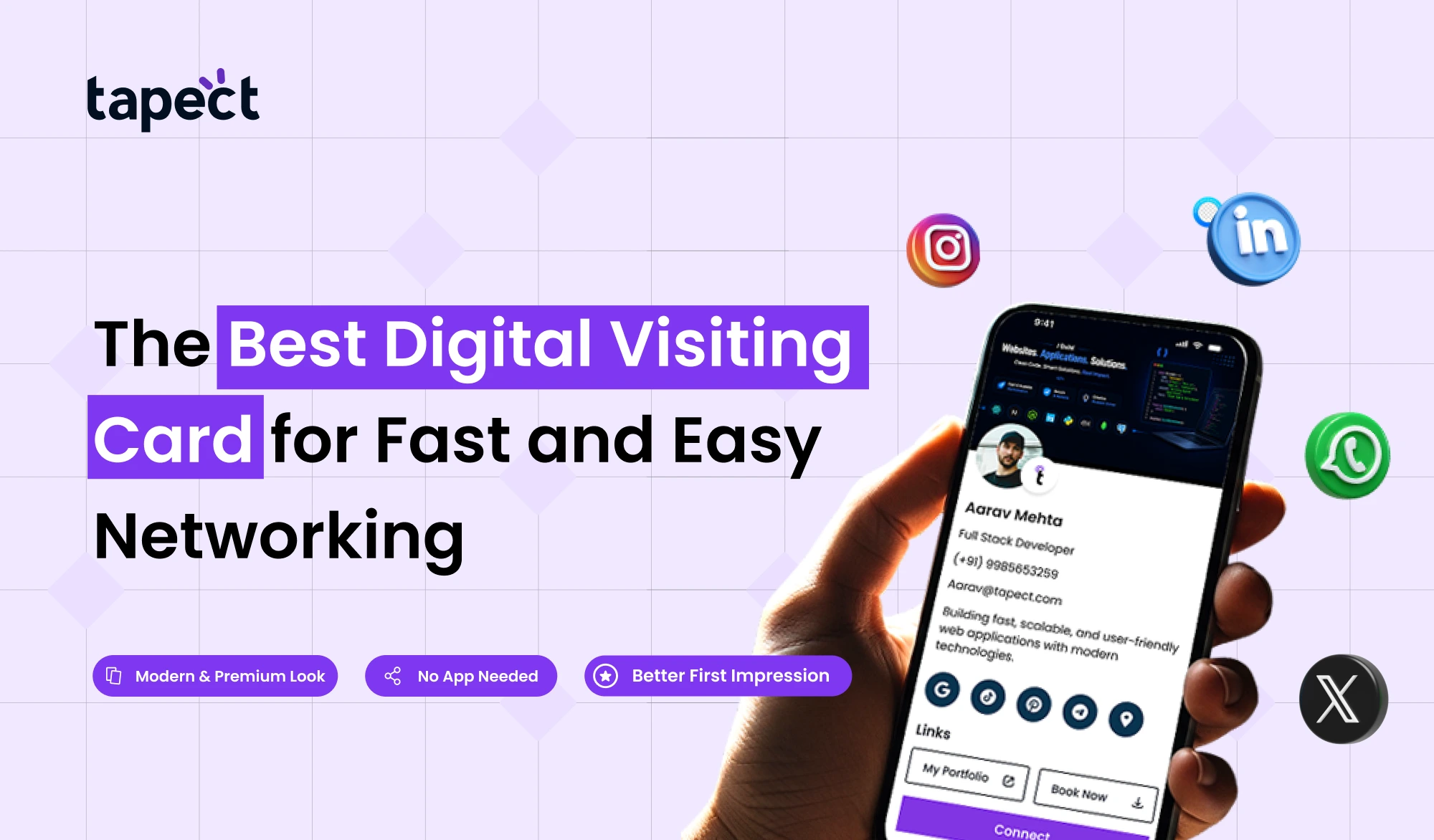 digital visiting card