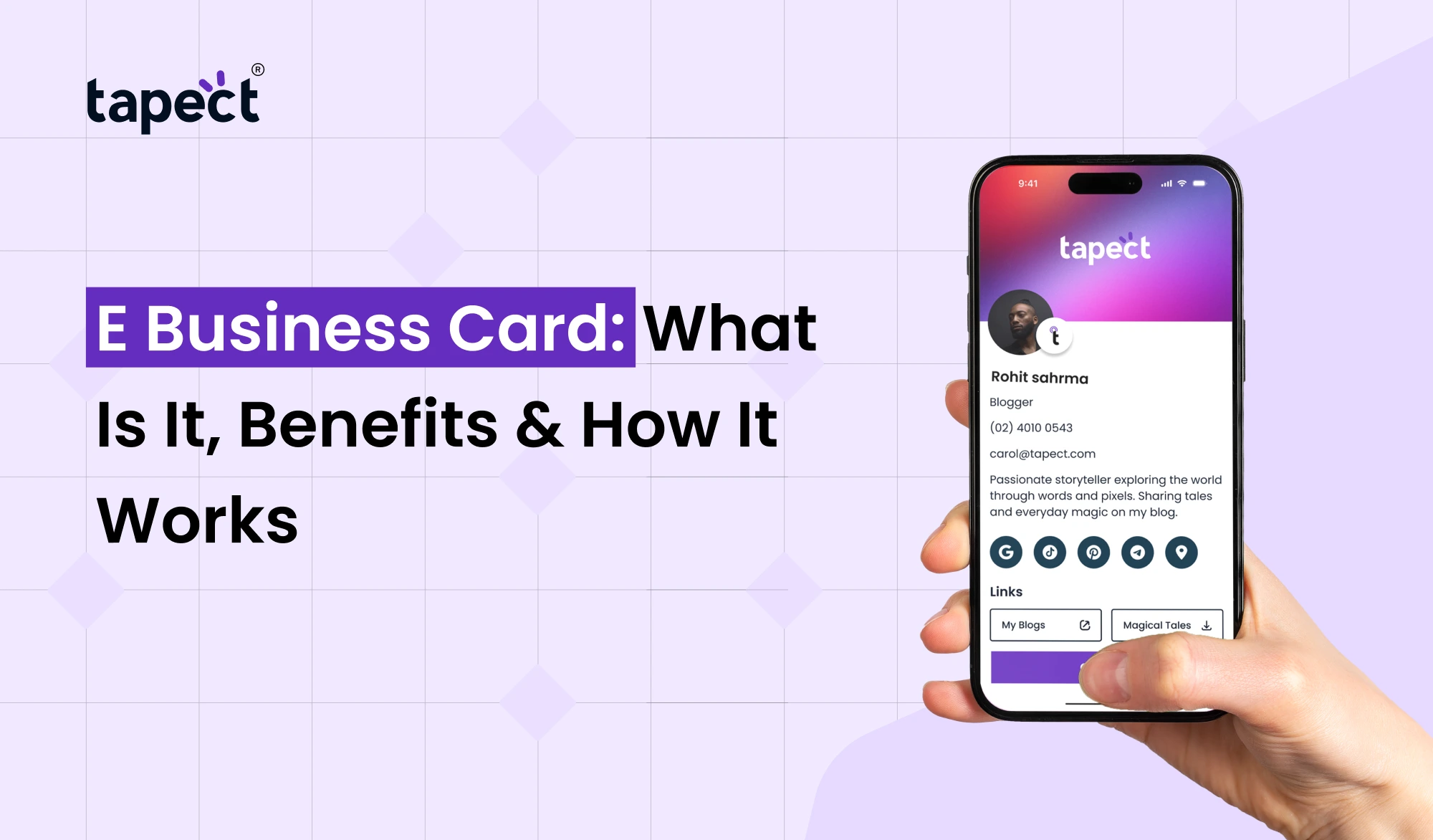 E Business Card