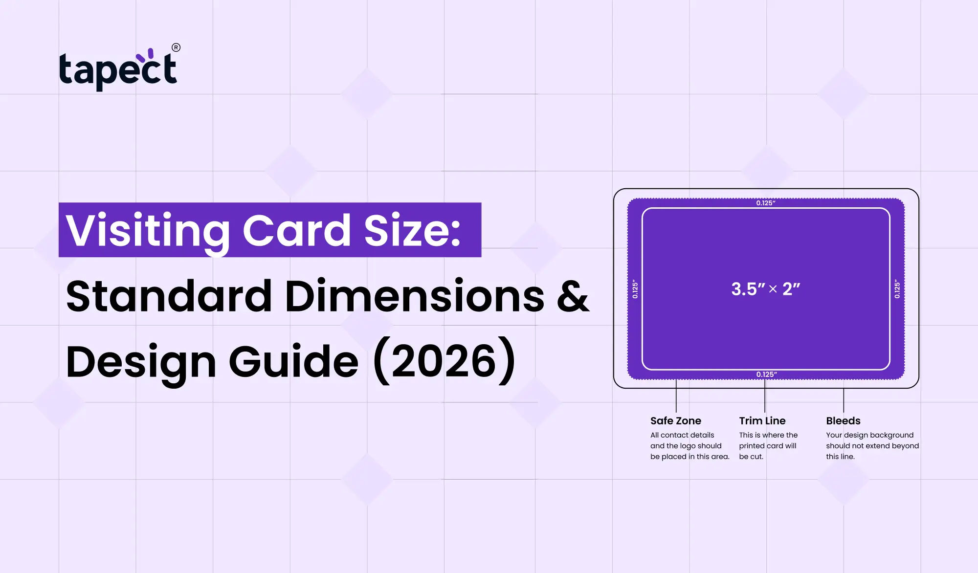 Visiting Card Size