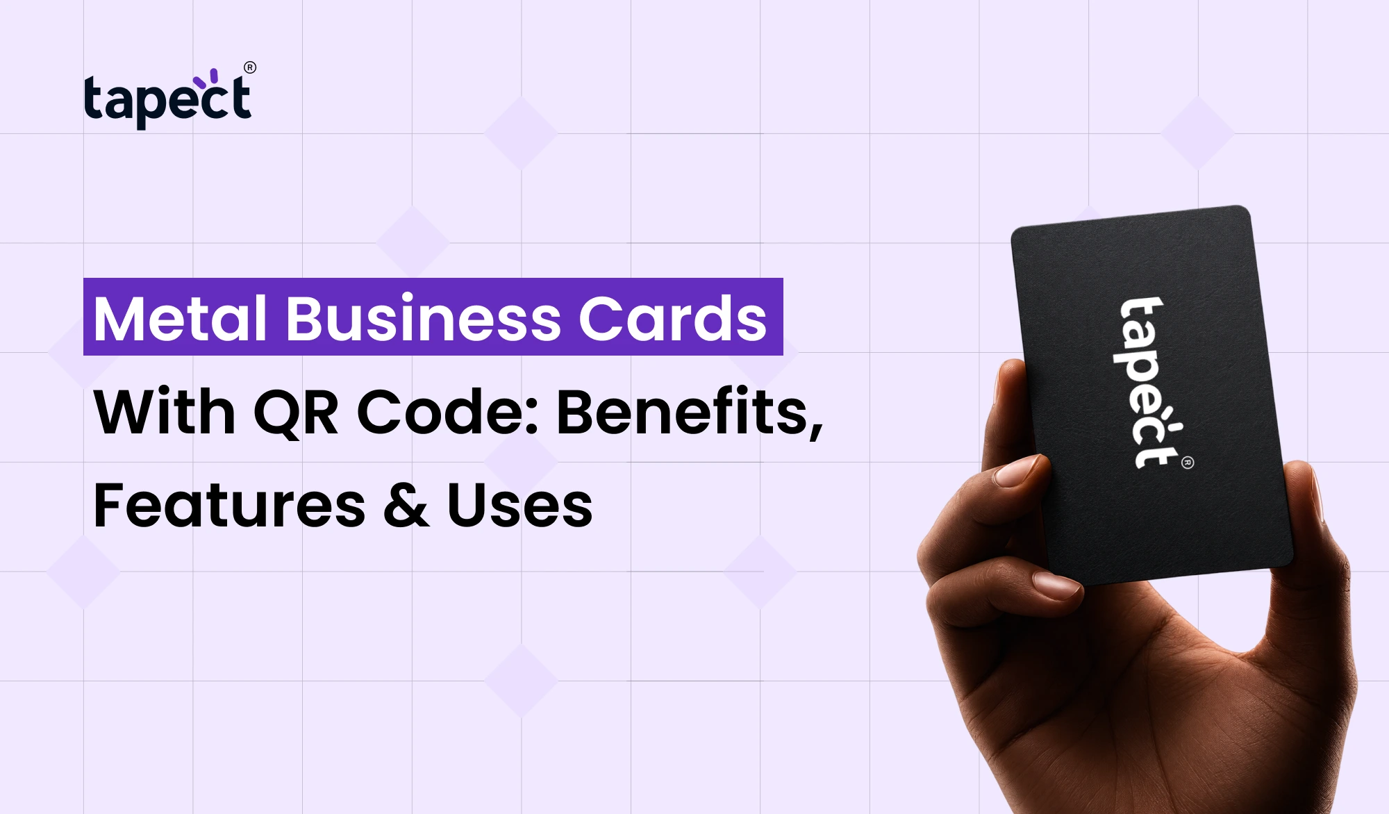 Metal Business Cards With QR Code