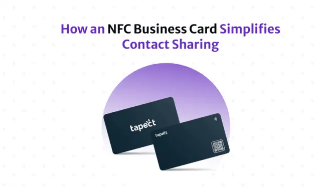 NFC business cards for easy sharing