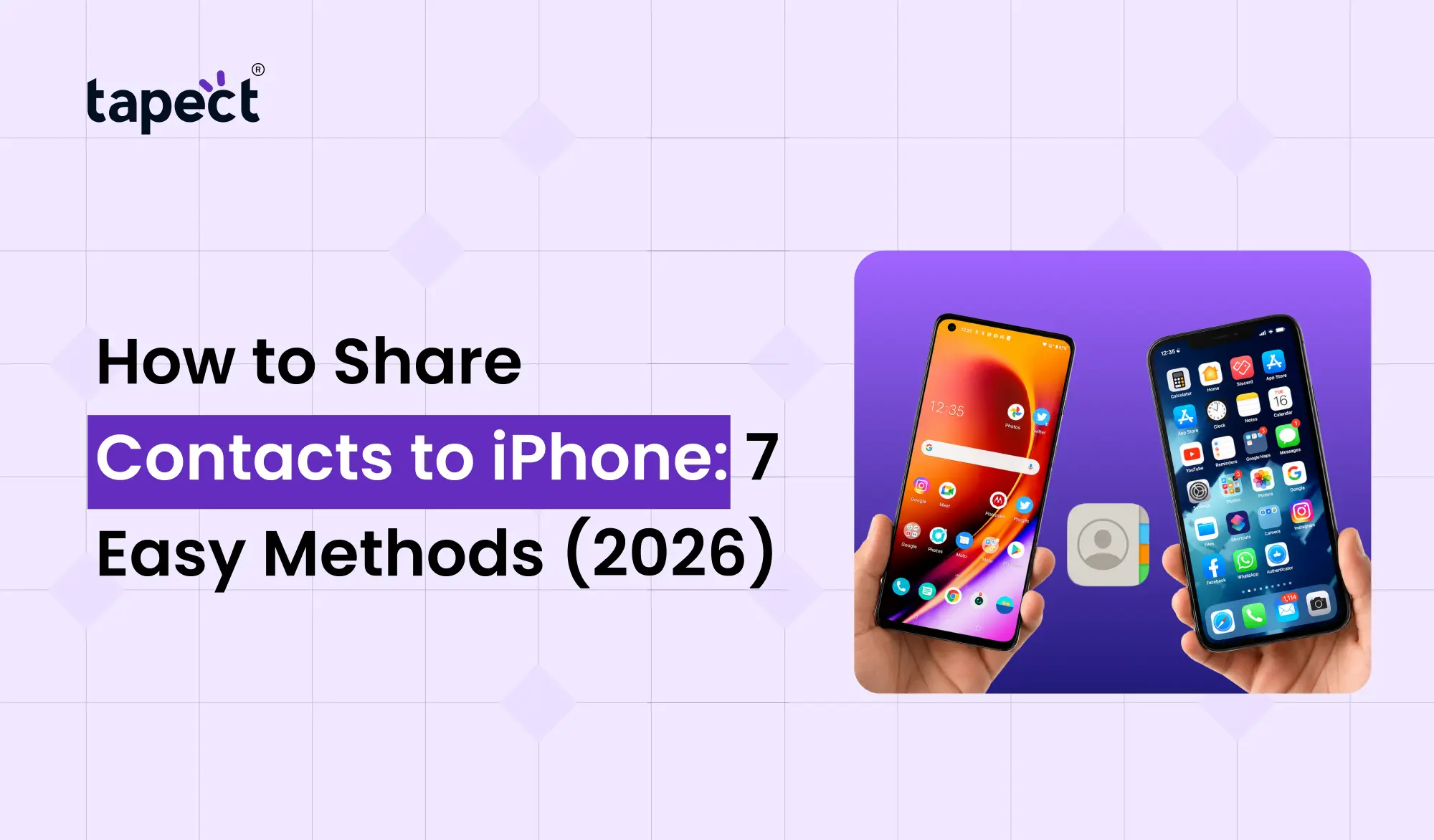 How to Share Contacts to iPhone