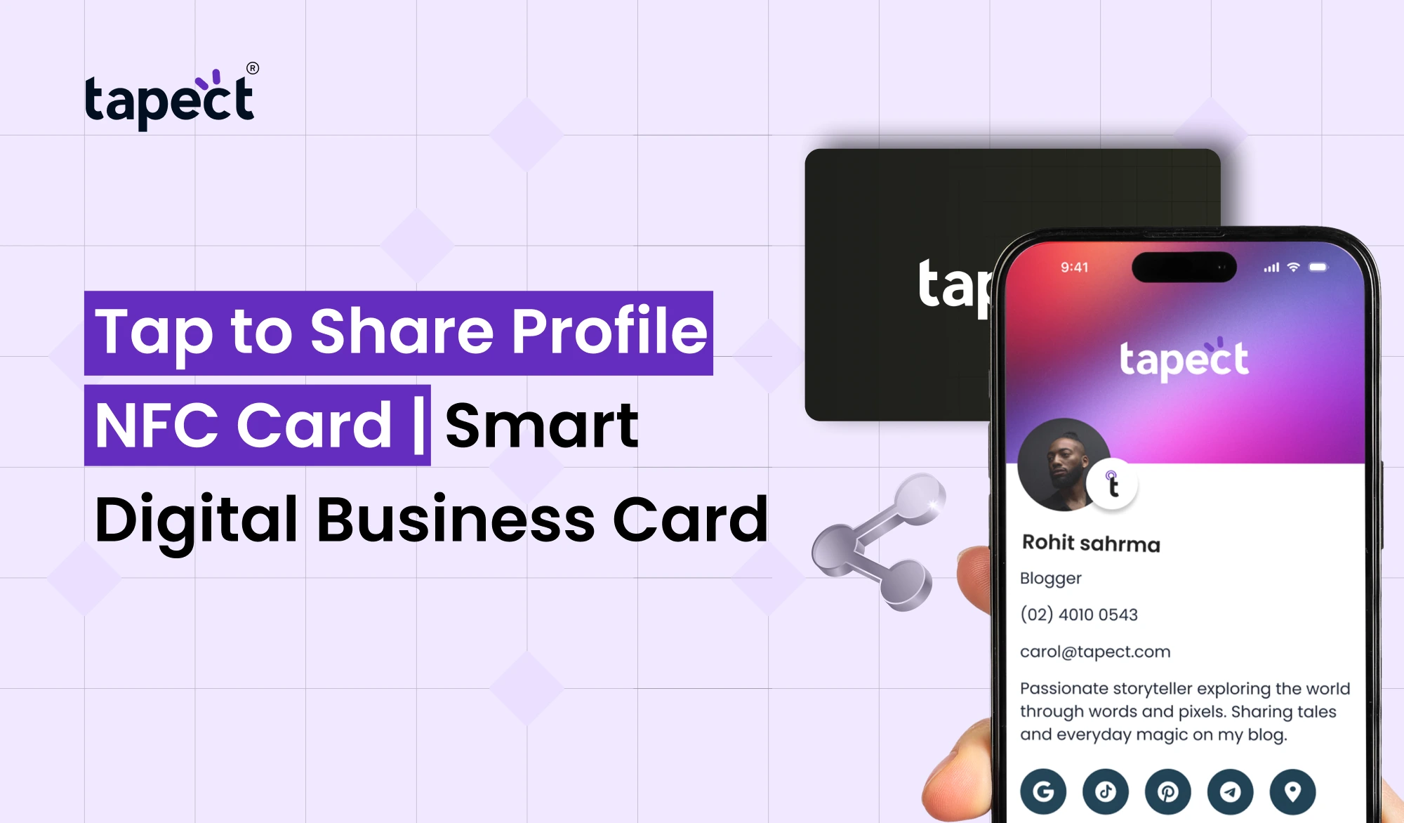 Tap to Share Profile NFC Card