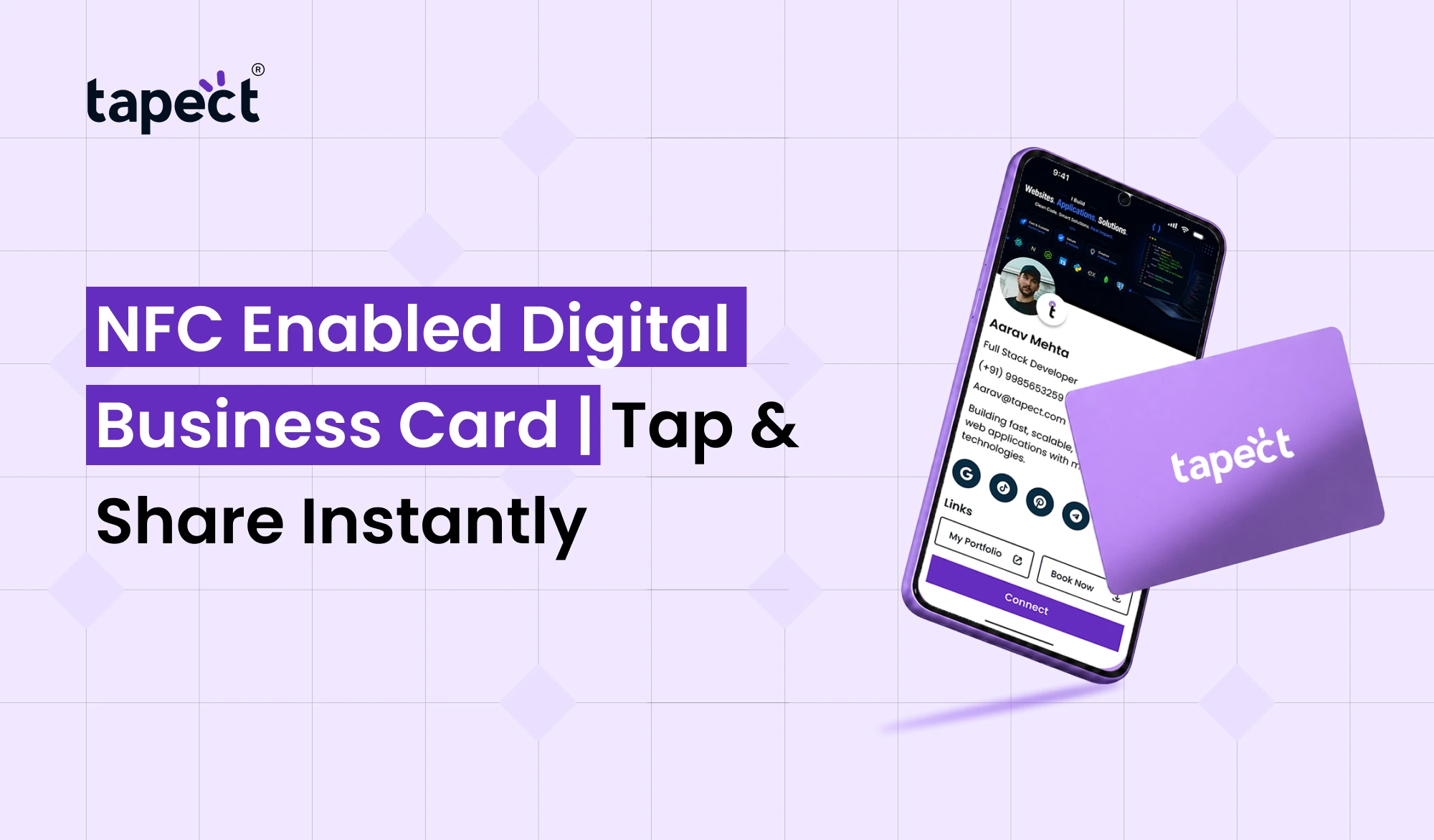 NFC Enabled Digital Business Card